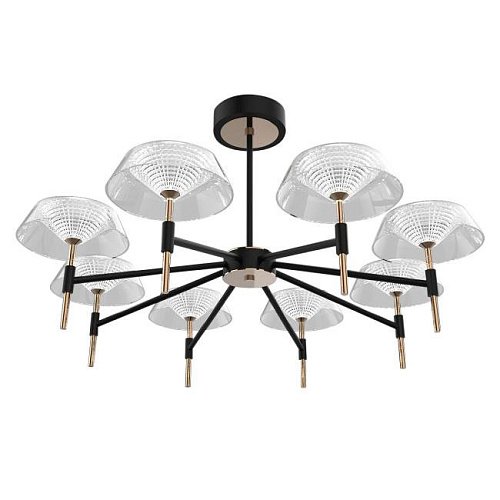 MD21001018-8A black/gold Потолочная люстра Delight Collection MD21001018 MD21001018-8A black/gold