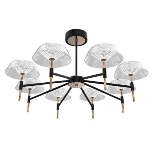 MD21001018-8A black/gold Потолочная люстра Delight Collection MD21001018 MD21001018-8A black/gold