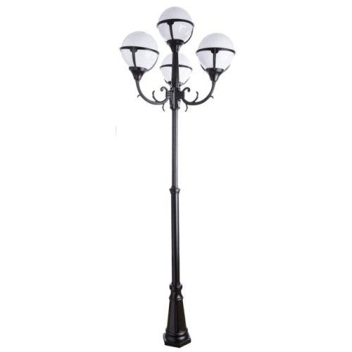 A1497PA-4BK Столб фонарный уличный Arte Lamp MONACO A1497PA-4BK