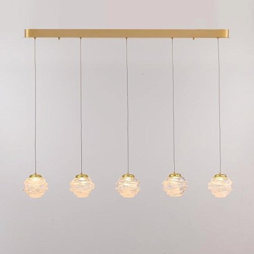 MD25030003-5B gold/clear Светильник подвесной Delight Collection MD25030003 MD25030003-5B gold/clear