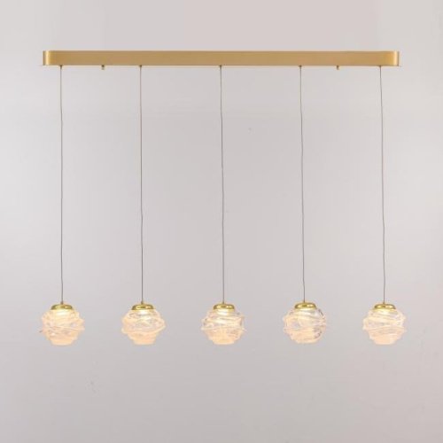 MD25030003-5B gold/clear Светильник подвесной Delight Collection MD25030003 MD25030003-5B gold/clear