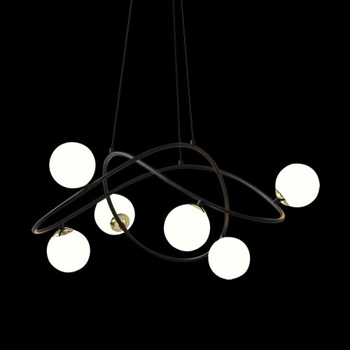 P0691-6A black Подвесная люстра Delight Collection P0691 P0691-6A black