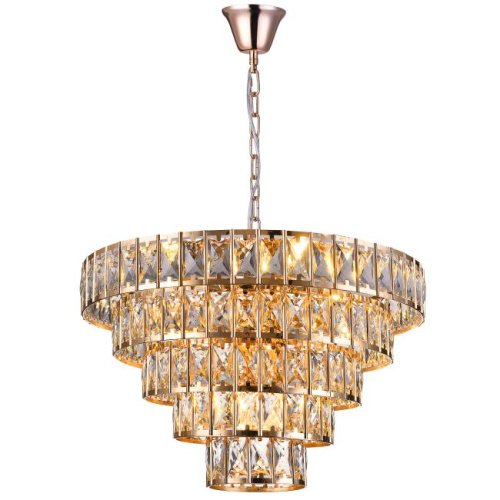 AMANDA 81428/8C GOLD Подвесная люстра Natali Kovaltseva Amanda AMANDA 81428/8C GOLD