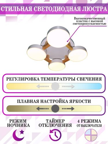 Потолочная люстра Natali Kovaltseva LED LED LAMPS 81325