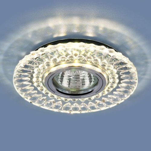 Встраиваемый светильник Elektrostandard 2197 2197 MR16 CL/SL прозрачный/серебро