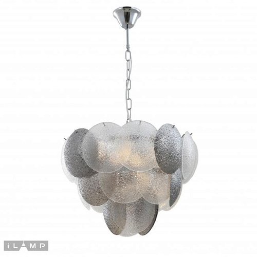 15617-9 CR+MULT Подвесная люстра iLamp Rivoli 15617-9 CR+MULT