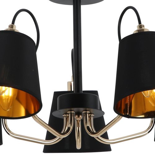 IL6120-5COU-79 BK GD Потолочная люстра ILLUMICO IL6120-5COU-79 BK GD
