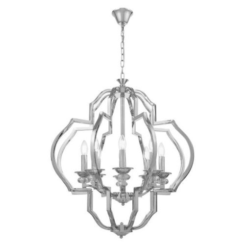 LDP 17078-8 CHR Подвесная люстра Lumina Deco Cesaro LDP 17078-8 CHR