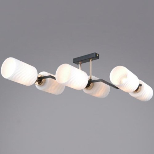 Потолочная люстра ILLUMICO IL0809-6ASQ-25 BK AB NAPLES