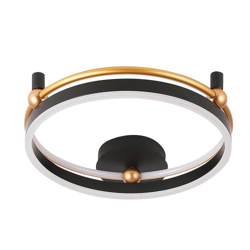 FERNANDO PL48W LED BLACK/GOLD Потолочная люстра Crystal Lux Fernando FERNANDO PL48W LED BLACK/GOLD