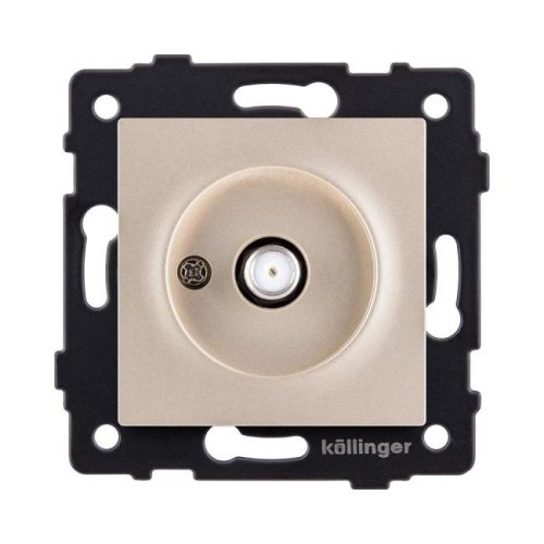 REA-020GD Розетка спутниковая SAT, золотой Kollinger REA-020GD для Aspekt, Eleganz, Reflex