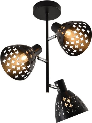 Потолочная люстра 01554-3.3-03B BK+CR