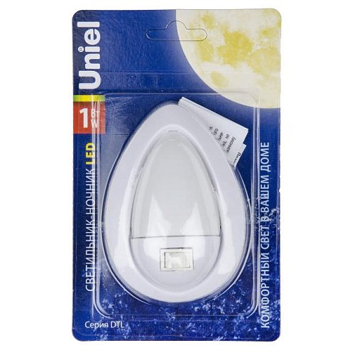 Детский ночник Uniel DTL-314 Огонек/White