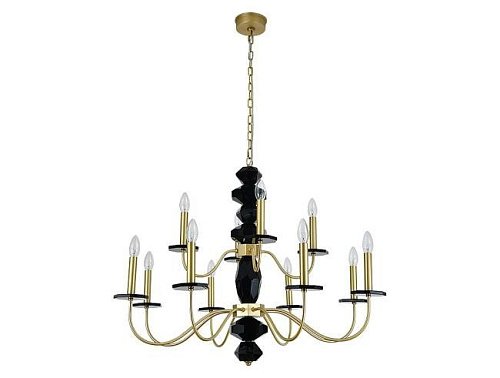 3878+4/C brass Подвесная люстра Newport Vanessa 3878+4/С brass