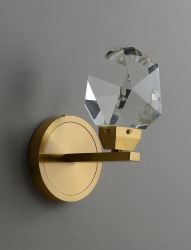 9701W/1 brass Настенное бра Delight Collection Crystal rock II 9701W/1 brass