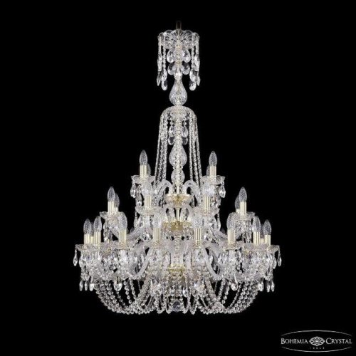 Подвесная хрустальная люстра 1402 Bohemia 1402/16+8+4/300/XL-123/3d G