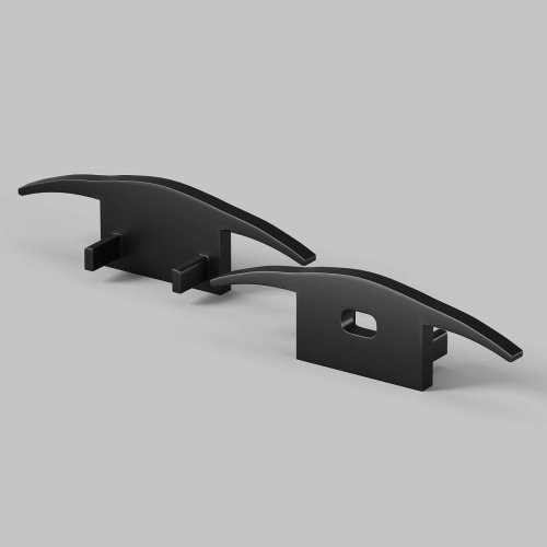 Комплект заглушек (для профиля ALM-3710-B-2M) 2 шт. Maytoni Встраиваемый в пол профиль 642086