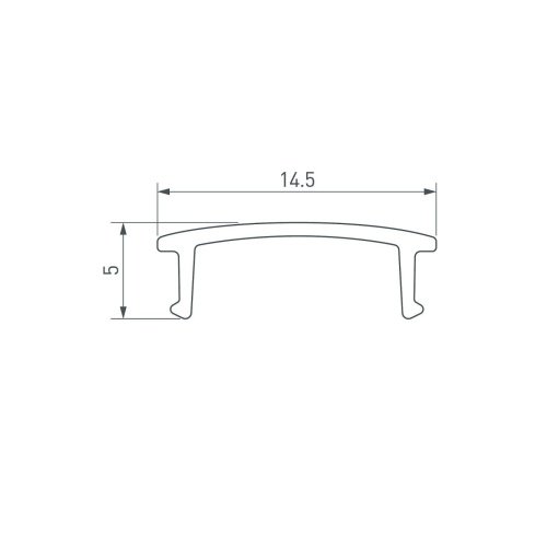 Экран для профиля Arlight Arh-Mini 053568