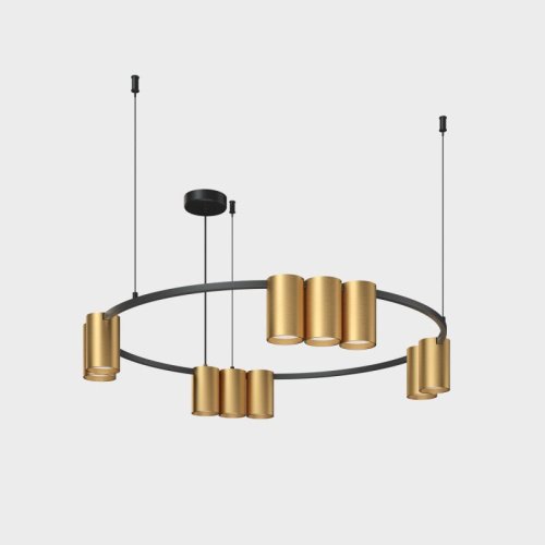 DK4065-BK+SG Подвесная люстра Denkirs Orbit DK4065-BK+SG