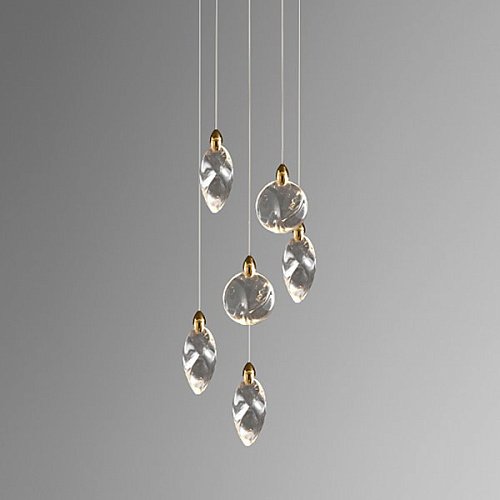 Светильник подвесной Delight Collection Colvin MT9176-6H titanium gold