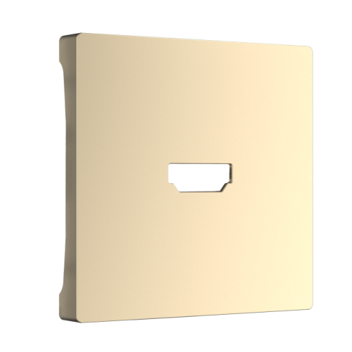 WL11-HDMI-CP/ Накладка для розетки HDMI (шампань) Накладки на механизм Werkel Накладка Шампань WL11-HDMI-CP/ Накладка для розетки HDMI (шампань)
