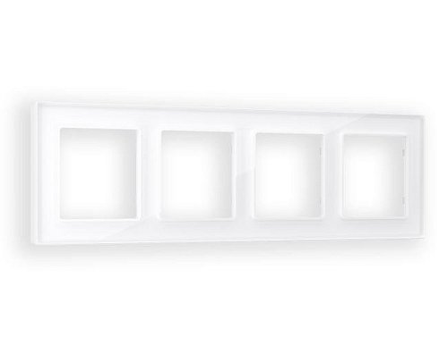 Рамка Ambrella Volt Platos Стекло натуральное AF380104