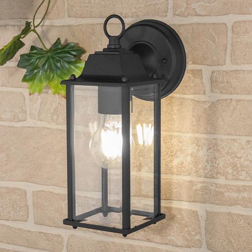 Уличный настенный светильник Elektrostandard BRICK BRICK черный (GL 1008D)