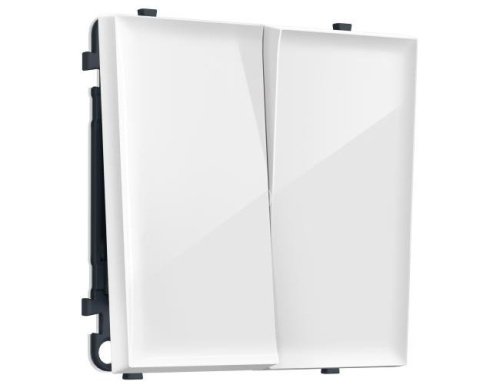 MS103050 MS103050 Комплект механизма 2-кл выключателя с самовозвратом SIGMA Белый глянец QUANT PRO (SP1030, PR129)