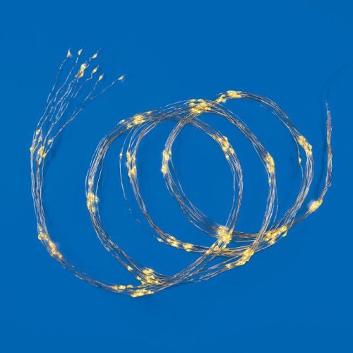 Гирлянда Uniel ULD-E0200-200/STB/3AA WARM WHITE IP44