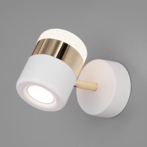 20165/1 LED золото/белый Светильник спот Eurosvet Oskar 20165/1 LED золото/белый 9W
