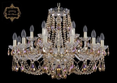 11.21.12+6.300.Gd.R777 Подвесная хрустальная люстра 11.21 Art Classic 11.21.12+6.300.Gd.R777