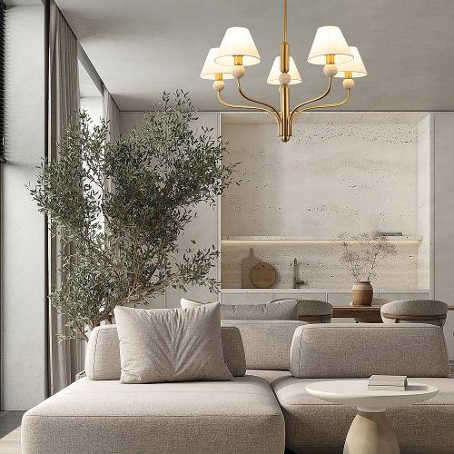 Люстра на штанге Freya Aurelia FR2058PL-05BS