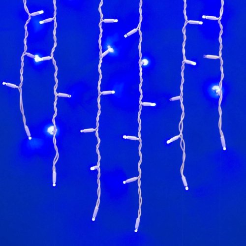 Бахрома светодиодная с эффектом мерцания, 3м Uniel ULD-B3010-200/TWK BLUE IP67