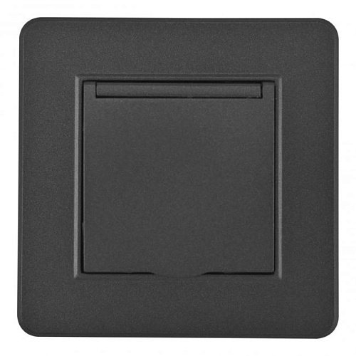 SET16-1-41-1 black Розетка Arte Milano Set16-1 SET16-1-41-1 black
