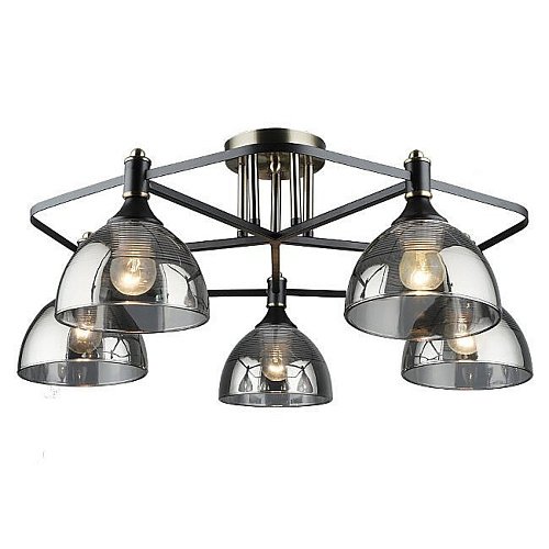 Потолочная люстра Wedo Light Giordzhi WD3620/5C-AB-BK-SMK