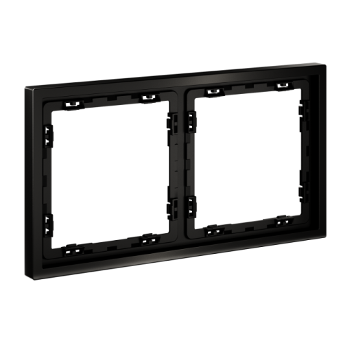 Рамка металлическая на 2 поста, S70 Metal (антрацит)