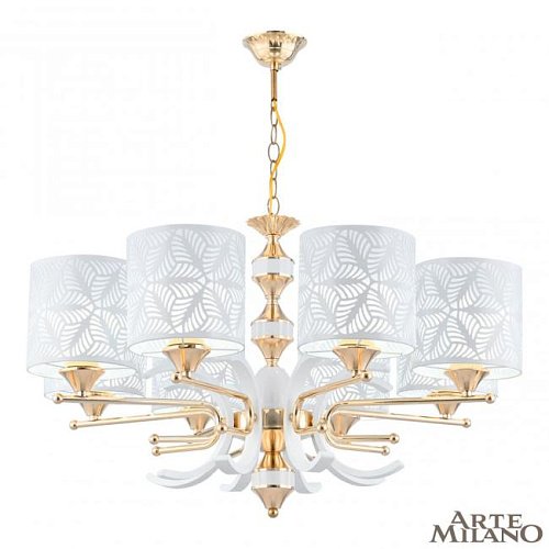 302097/8 Wh/Gd Подвесная люстра Arte Milano Florentia-2097 302097/8 Wh/Gd