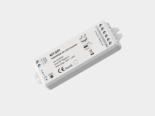 Светодиодный пиксельный контроллер WT-SPI Tuya Wi-Fi SPI RGB /RGBW, SWG Standard 00-00031600