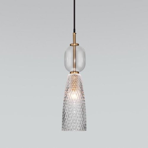 Светильник подвесной Eurosvet Glossy 50211/1 прозрачный