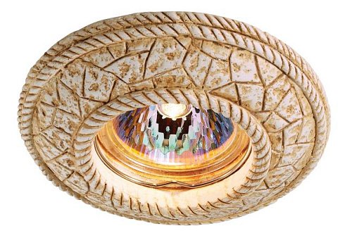 Встраиваемый светильник с узорами Sandstone 369532 Novotech