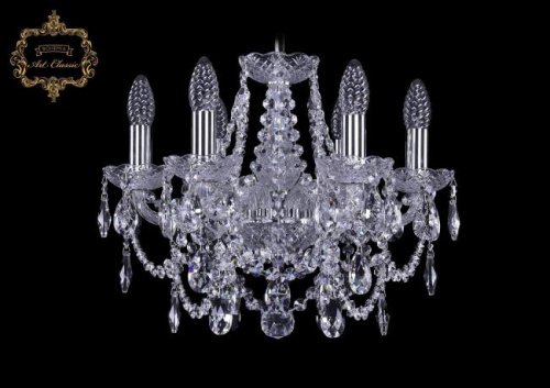 Подвесная хрустальная люстра 11.25 Art Classic 11.25.6.141.Cr.Sp