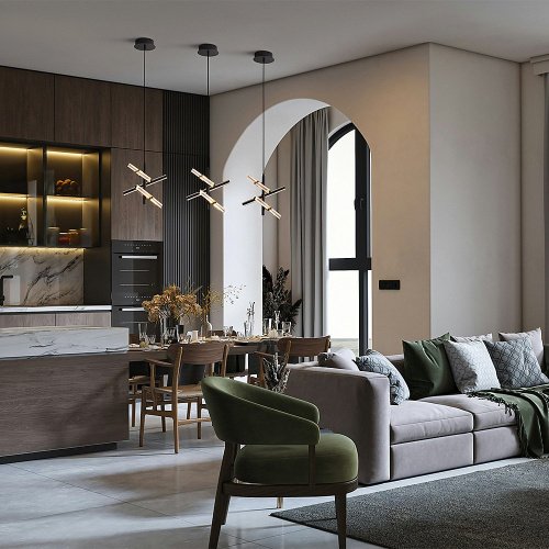 Люстра на штанге Freya Brilliance FR5557PL-L32B