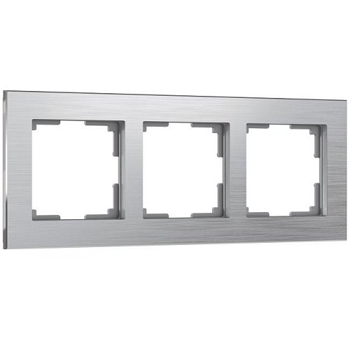 W0031706/ Рамка на 3 поста Aluminium (алюминий) Рамка Werkel W0031706/ Рамка на 3 поста Aluminium (алюминий)