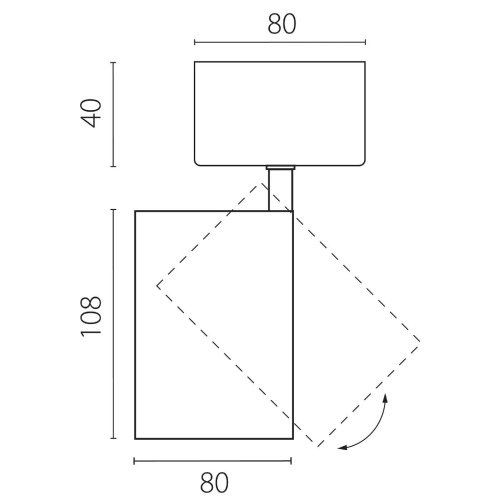 Светильник спот Lightstar Alta Base A5337SO