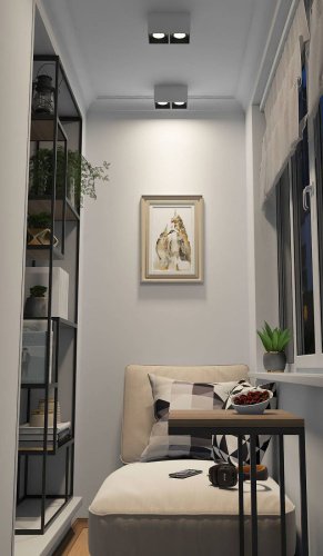 DK3085-WB+WH Накладной светильник Denkirs Dk3020Ww DK3085-WB+WH