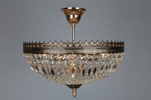 OML-76607-04 Потолочная хрустальная люстра Omnilux Syracuse OML-76607-04