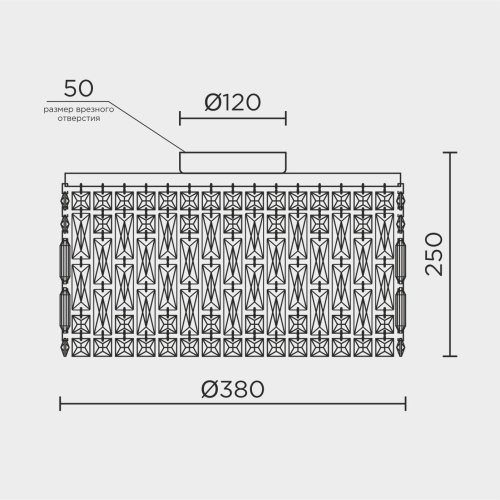 ML.90343.5 CR Потолочная люстра ML Modelux ML.90343.5 CR