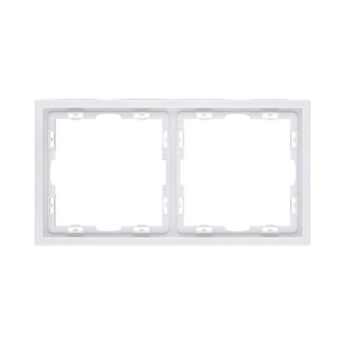 Рамка 2-постовая, белый матовый Kollinger Eclipse EC2WH