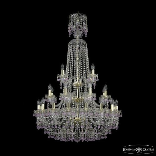 1410/16+8+4/300/XL-130/3d G V7010 Подвесная хрустальная люстра 1410 Bohemia 1410/16+8+4/300/XL-130/3d G V7010