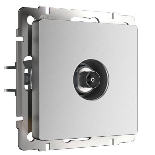 Розетка Werkel W1183065/ ТВ-розетка оконечная (серебряный матовый)